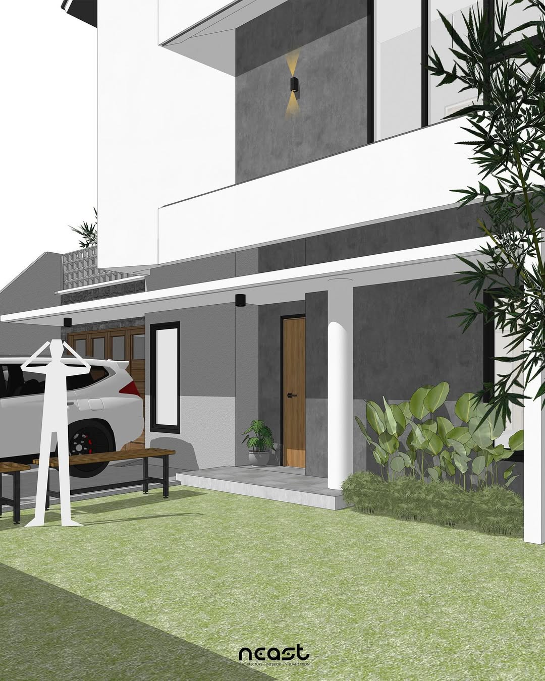 Isometric Design BN House -- Surabaya, Jawa TimurProject year - 2025Land area - 360 sqmStatus - (2)