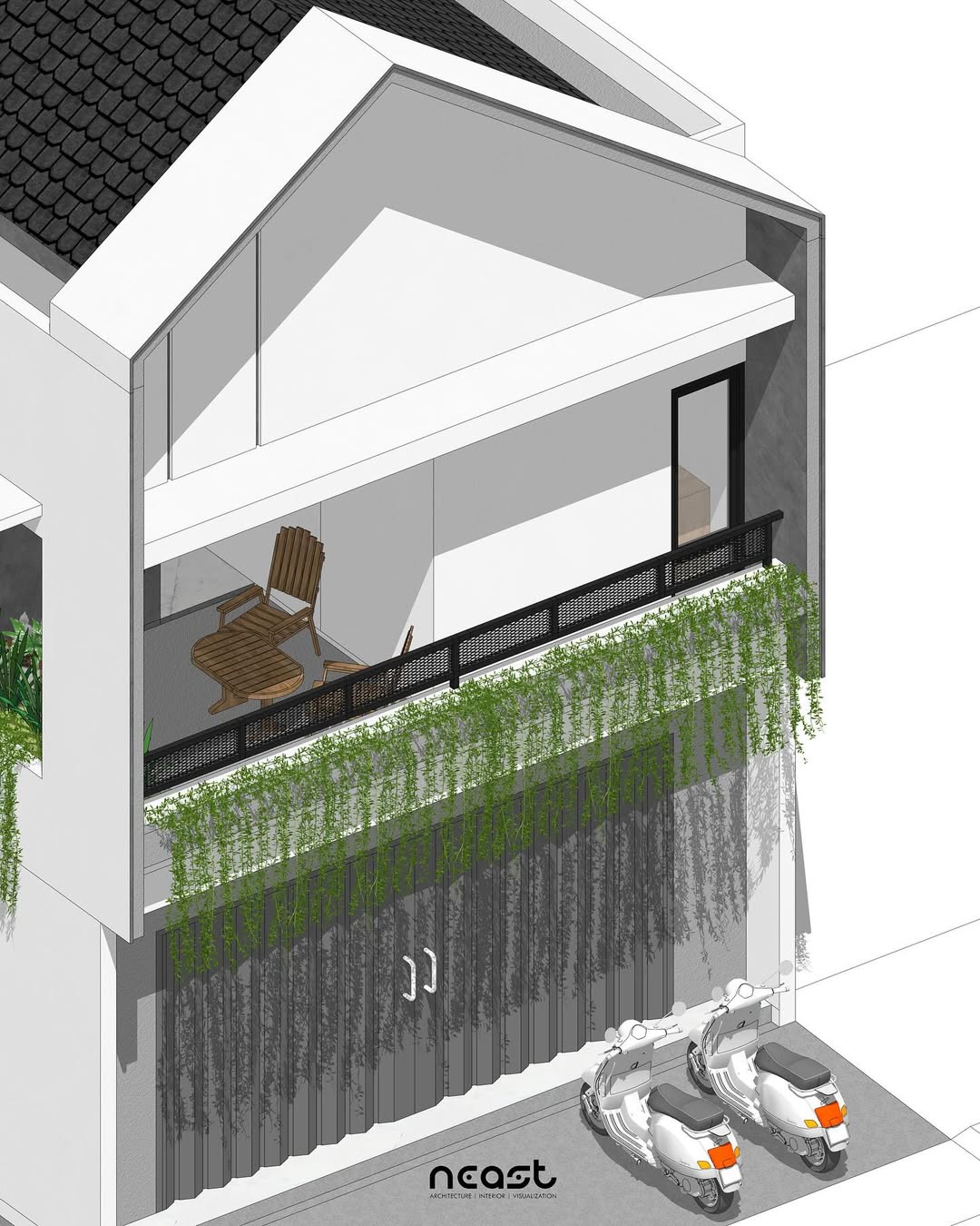 Isometric Design MJ Warehouse -- Pasuruan, Jawa TimurProject year - 2025Land area - 123,5 sqmSta (1)