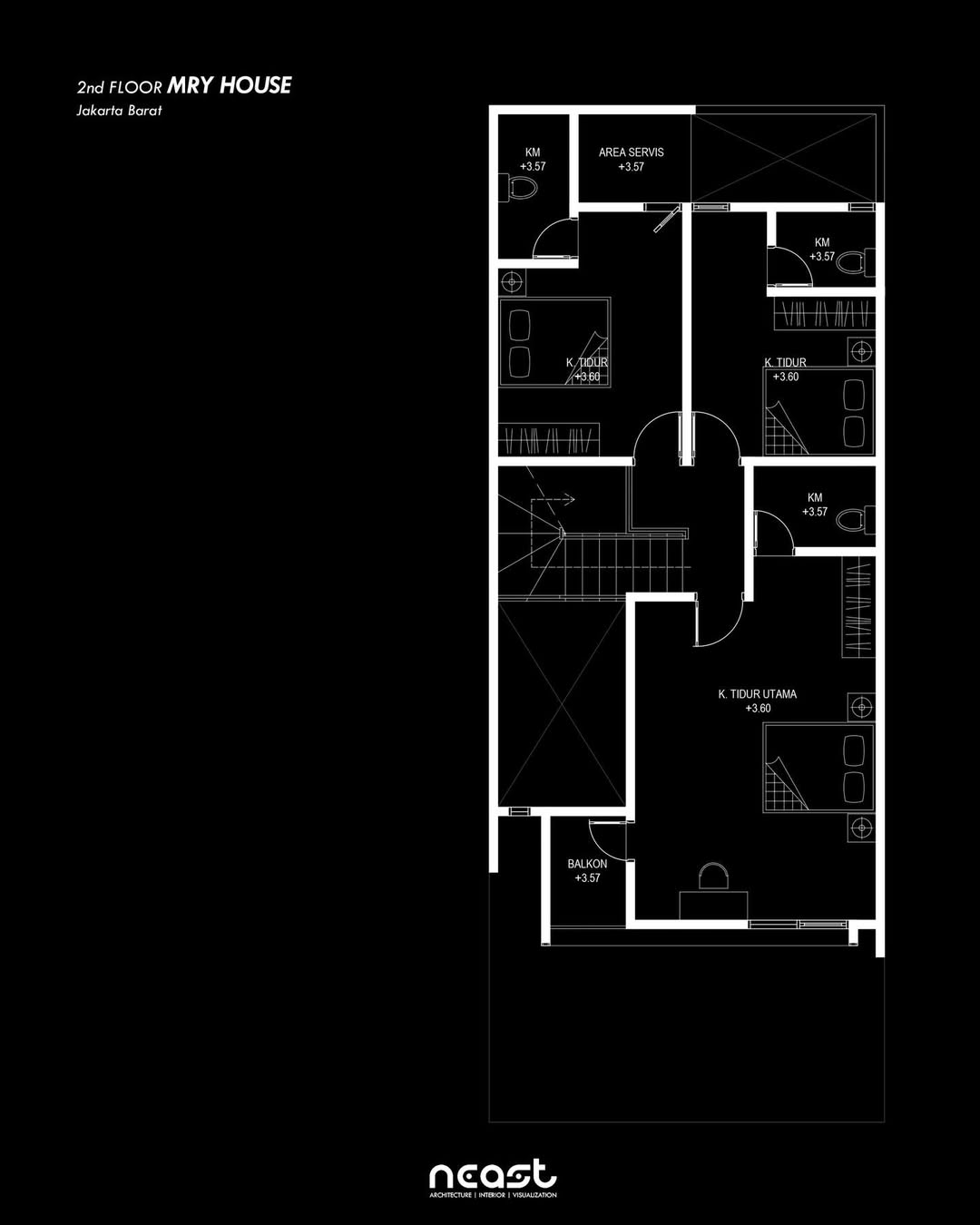 Isometric Design MRY House -- Jakarta BaratProject year - 2026Land area - 126 sqmStatus - Approv (4)