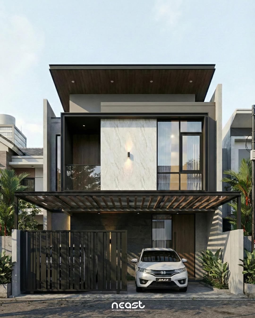 MRY House -- Jakarta BaratDirancang dengan konsep modern tropical yang fokus pada kenyamanan dan (1)