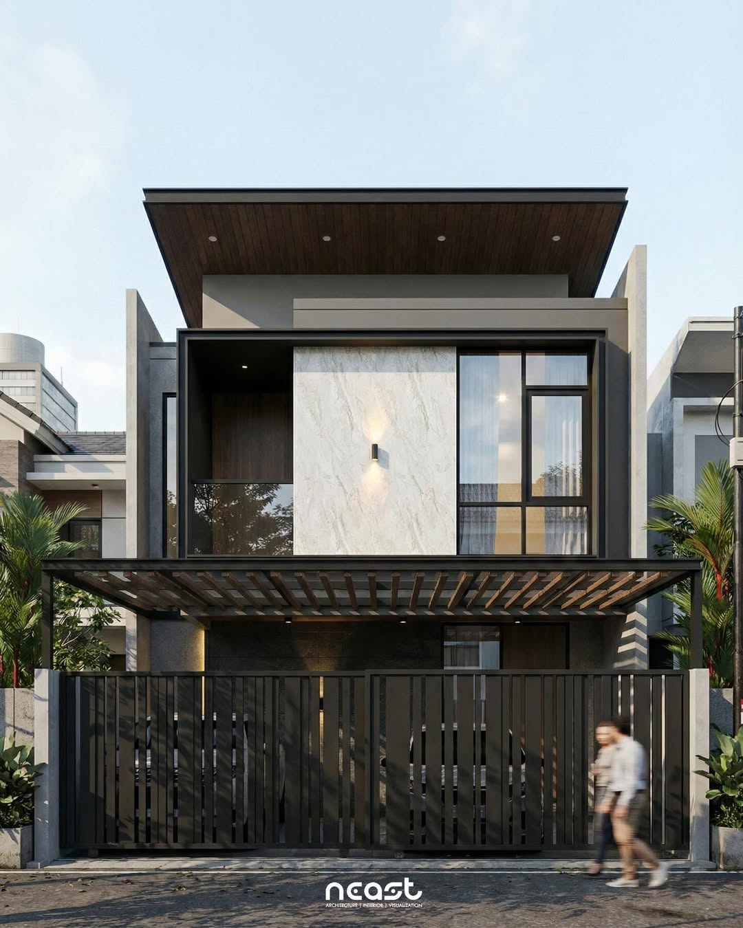 MRY House -- Jakarta BaratDirancang dengan konsep modern tropical yang fokus pada kenyamanan dan